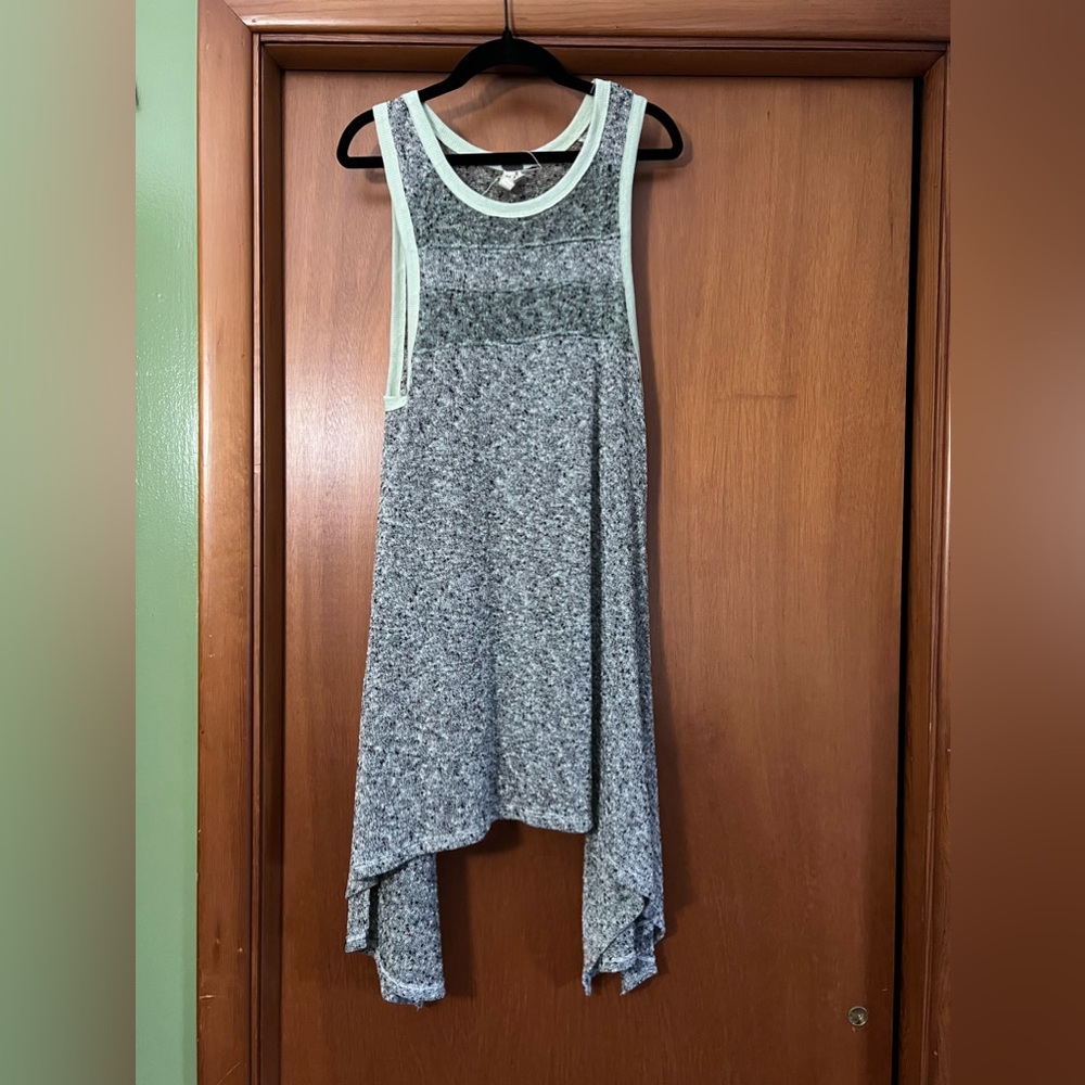 Free People asymmetrical hem mini dress